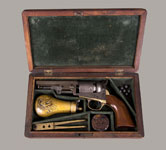 CASED COLT MODEL 1849 POCKET REVOLVER