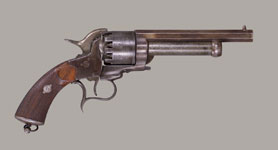 LEMAT FIRST MODEL 1856 TRANSITIONAL TWO-BARREL REVOLVER
